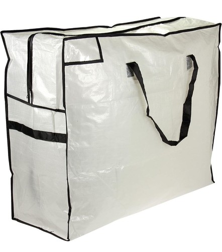Large white tarp storage bag - large,