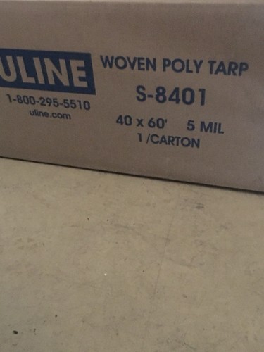 Large blue tarp - $100, box